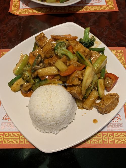 Hibachi tofu at Chopsticks in Greenville