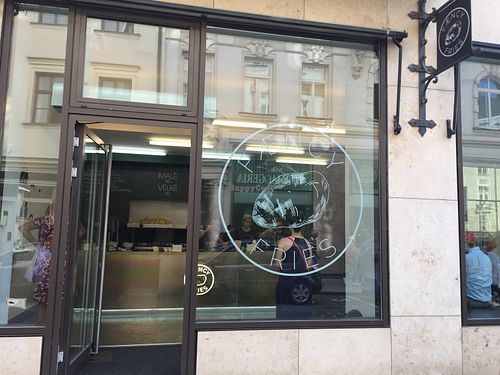 Outside  at FÆNCY FRIES in Brno