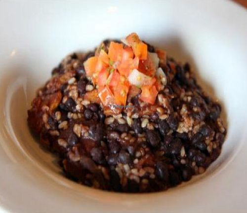 Create a bowl: brown rice, fried plantains, black beans and pico de gallo at Hugo's - West Hollywood in West Hollywood