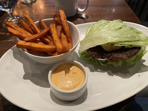 Impossible Burger. (Caution, All their buns have dairy)   at JOEY in Edmonton