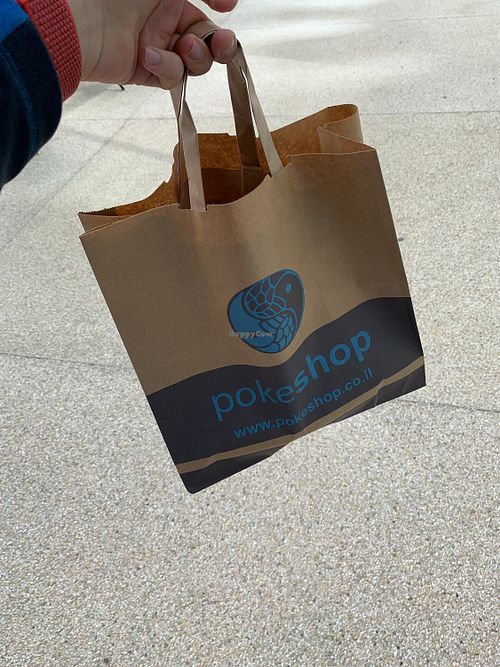 Bag at PokeShop in Herzliya