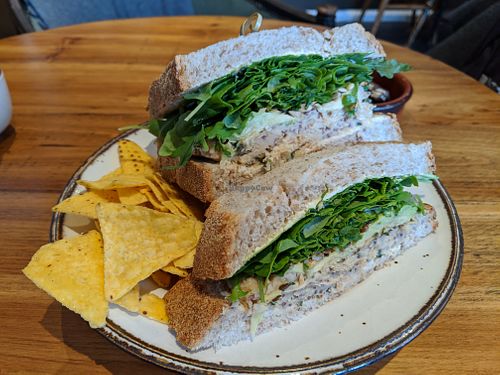 Mr. Bean sandwich at Plantarium Cafe in Stratford-upon-avon