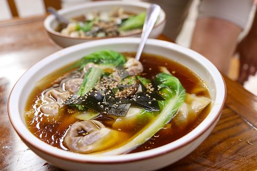soup at Su Shan Mian 素山面素食 - 雅仕苑店 in Chengdu