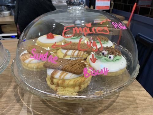 Vegan empire biscuits!!!!  at Brew in Paisley