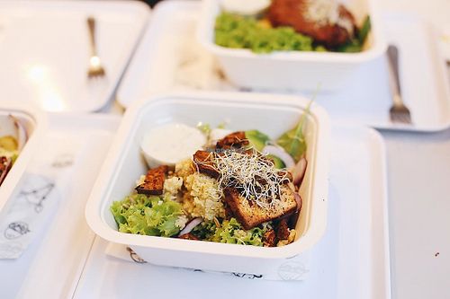 vegan bowl at Krowarzywa in Bydgoszcz