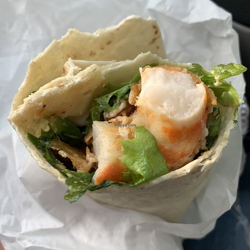 Shrimp wrap at Refocused in Baltimore
