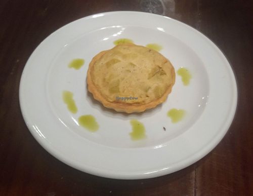 Vegan quiche, delicious but tiny at Ella Cafe in Recife