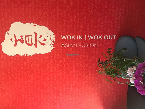 Entryway  at Wok in Wok out in Frederick