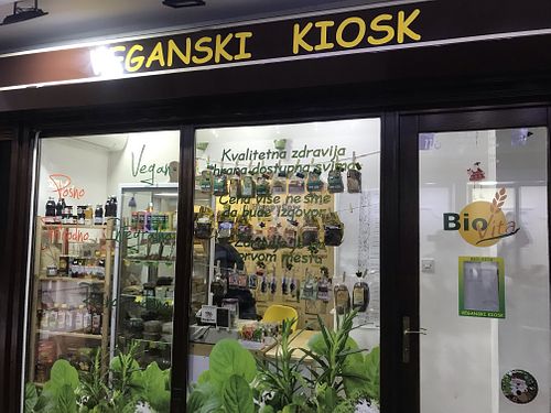 Lovely little shop  at Veganski Kiosk in Belgrade