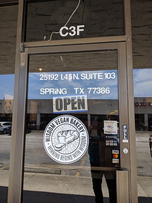 Happy Cow approved! at Wisdom's Vegan Bakery & Cafe in Spring