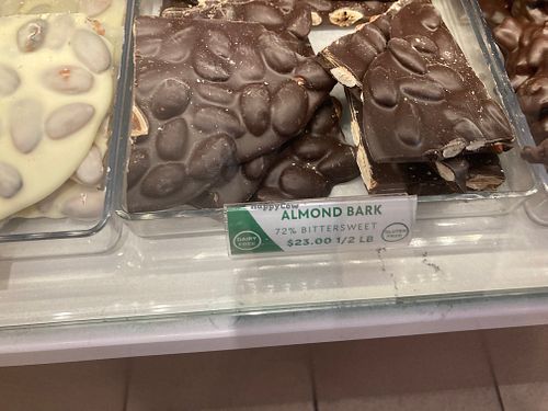 Vegan almond at Li-Lac Chocolates - Bleecker St in New York City