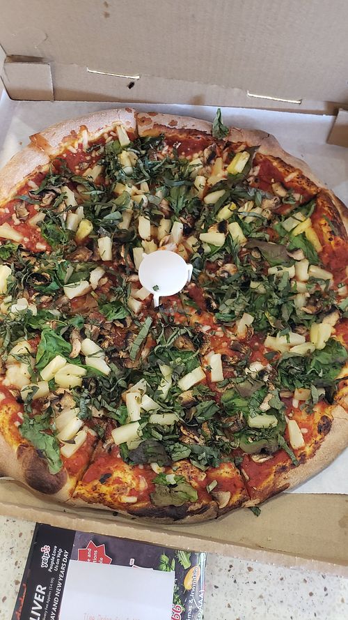 Asked for little cheze at Papa Pizza Pie in Glendora