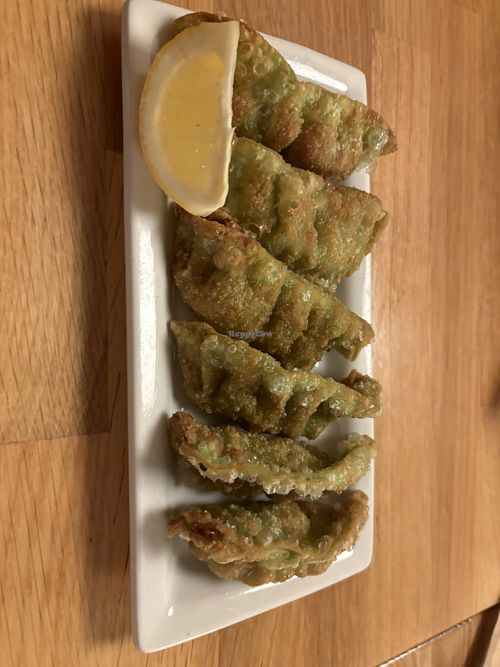 🥟 gyoza  at HiroNori Craft Ramen in Santa Clara
