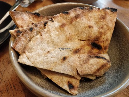 Pita bread at The Botanic in Central Singapore