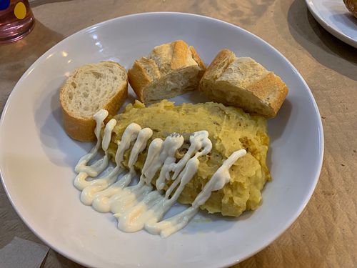 Tortilla de patatas  at Mostaza y Media in Gijon