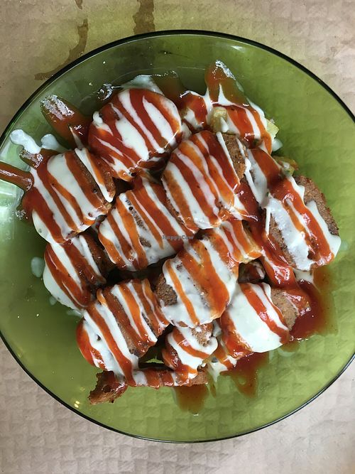 Salchipapa at Mostaza y Media in Gijon