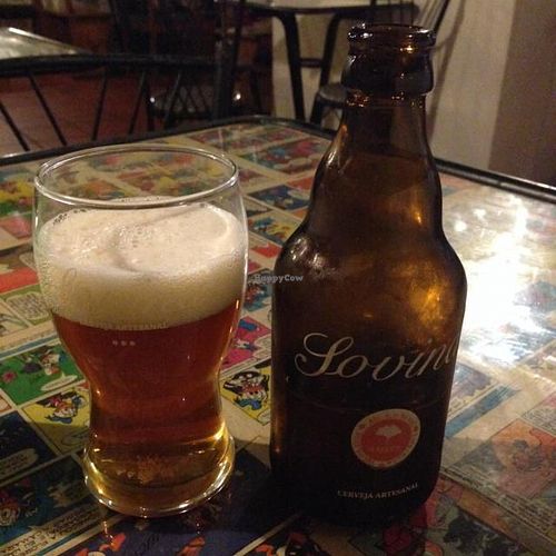 Sovina beer 'Amber'- a must try! at Casa da Horta in Porto