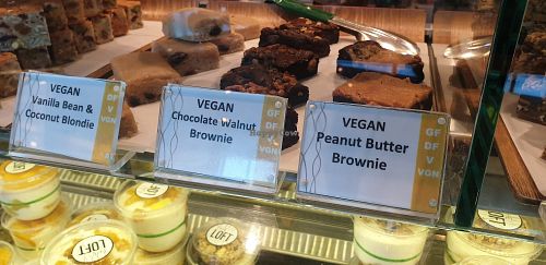 Vegan sweets at The Loft in Melbourne