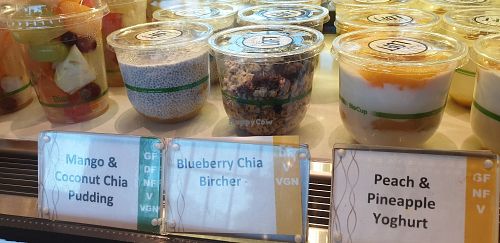 Vgn denotes vegan at The Loft in Melbourne