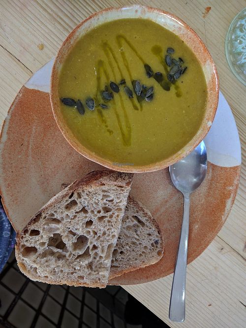 Pay as you feel veg soup at Wild Thing in Cardiff