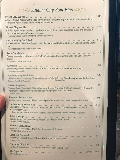 “Anything can be made vegan” at Atlanta City Juice Bar in Atlanta