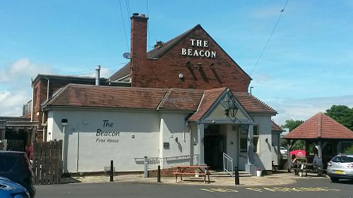 Outside at The Beacon Hotel in Whitley Bay