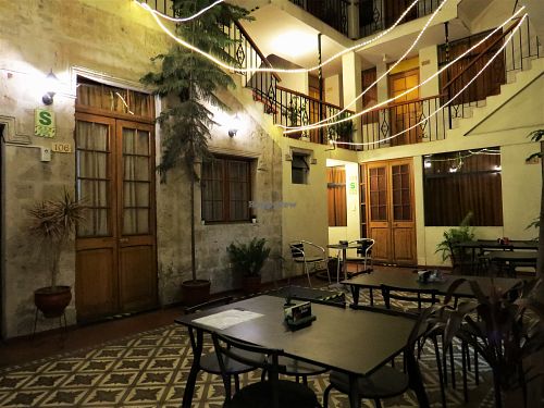 Patio at Herbívoro in Arequipa