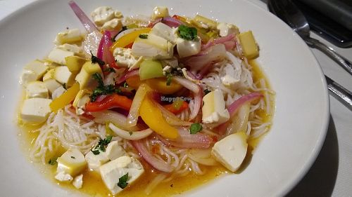 Tofu stir-fry at Rags in Bridlington