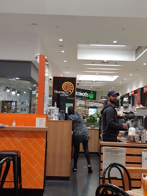 Situated in the middle of the concourse in Stockland Mall
 at Fibonacci Coffee in Baulkham Hills