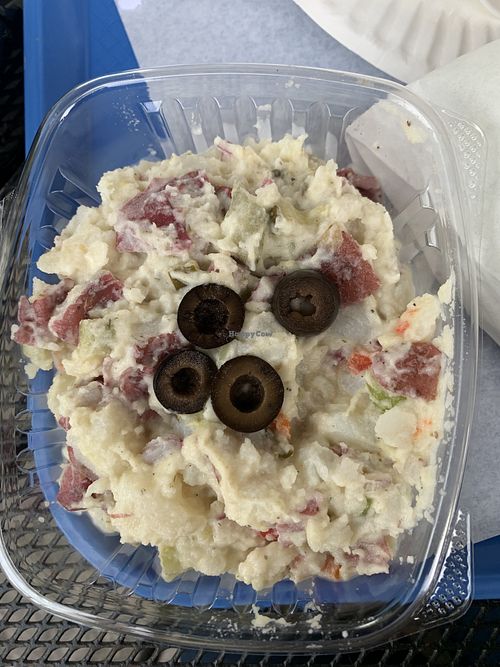 Vegan potato salad - it was just ok   at Sunflower Drive-In in Fair Oaks