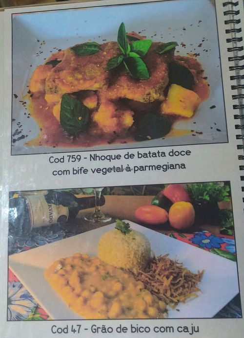 We had both these main courses at Ganesha in Salvador