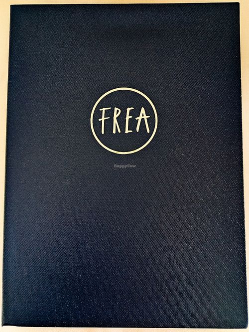 Menu page on 2-June-2025 at Frea at FREA in Berlin