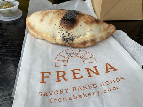 Mushroom onion  at Frena Bakery and Café - Richmond in San Francisco