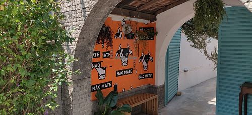 Entrance at Urbã Cozinha Vegana in Sao Paulo