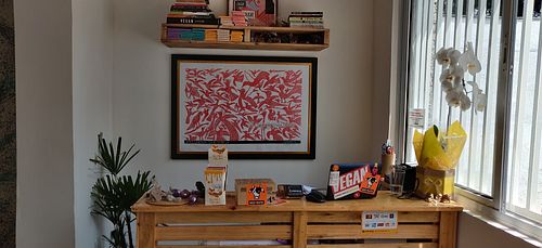 Inside at Urbã Cozinha Vegana in Sao Paulo