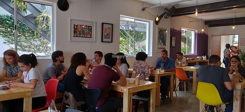 Inside at Urbã Cozinha Vegana in Sao Paulo