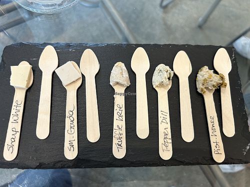 Cheese sampler   at The Vreamery in Paso Robles