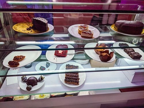 Dessert display at Earth Cafe at Earth Cafe @ Waterfield in Mumbai