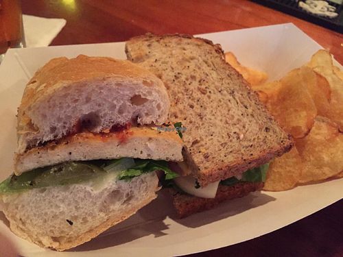 Marinated herb tofu sandwich  at 13 in New Orleans