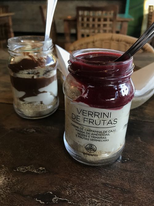 Verrini and bannoffee "to go" or to eat here. at The Plant in Brasilia