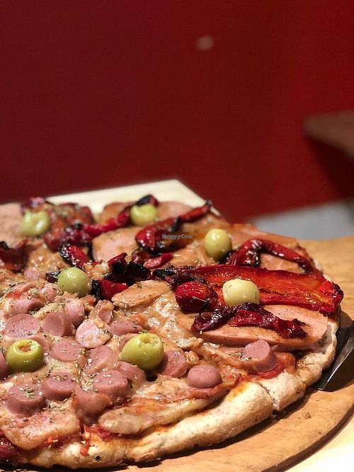 Fourmi salchichera y jamón más morron at Fourmi Vegan in Buenos Aires