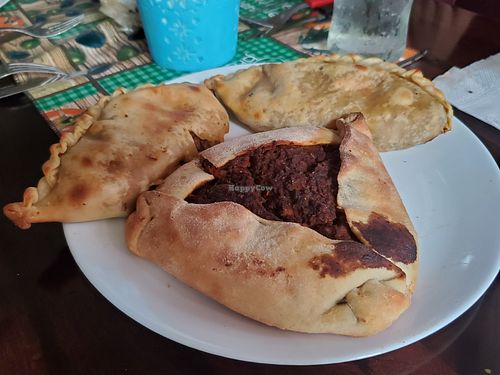 Empanadas at Fourmi Vegan in Buenos Aires