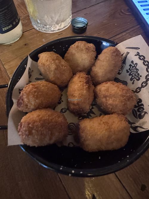 Chicken croquettes   at Mad Mad Vegan - Chueca in Madrid