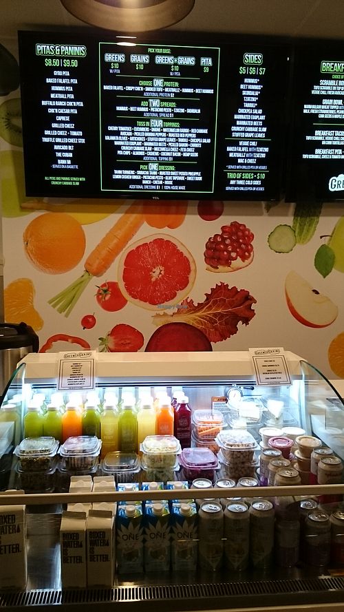 Grab & Go section  at Greens and Grains in Philadelphia