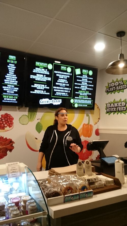 The ordering area. at Greens and Grains in Philadelphia