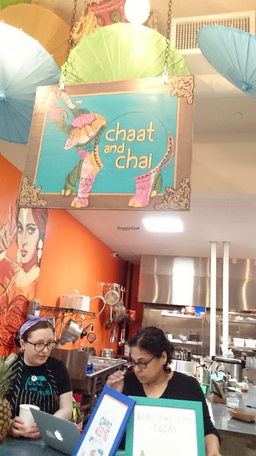 The front  at Chaat and Chai in Philadelphia