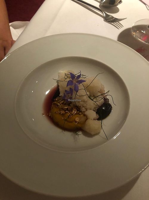 Fennel dessert at Cookies Cream in Berlin