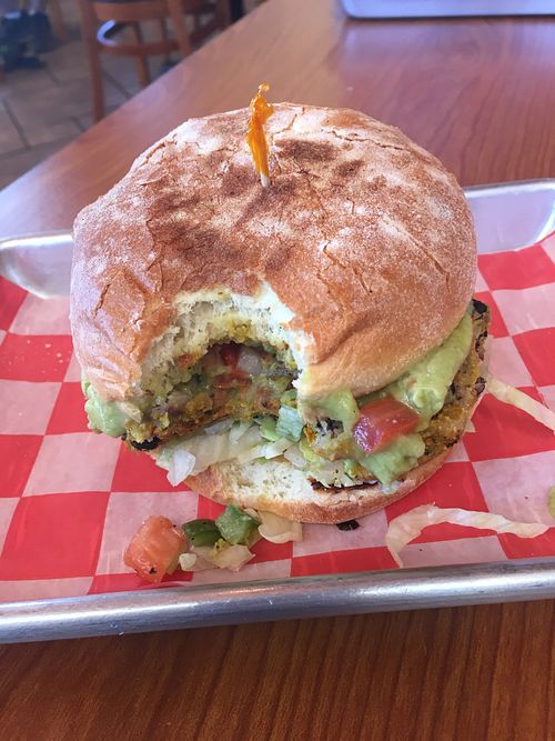 Veggie burger  at The Sweet and Savory Spot in Westmont