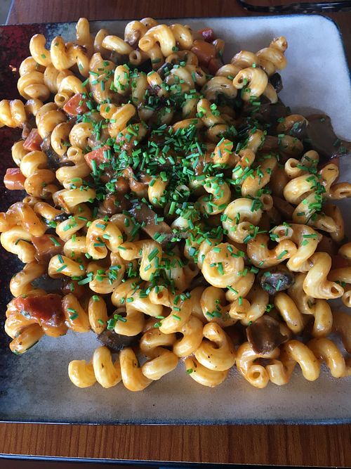 Vegan stroganoff  at The Sweet and Savory Spot in Westmont