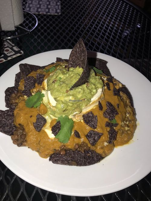 Lentil nachos!!!!  at Perennial in Waukesha